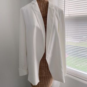 J Crew white suit